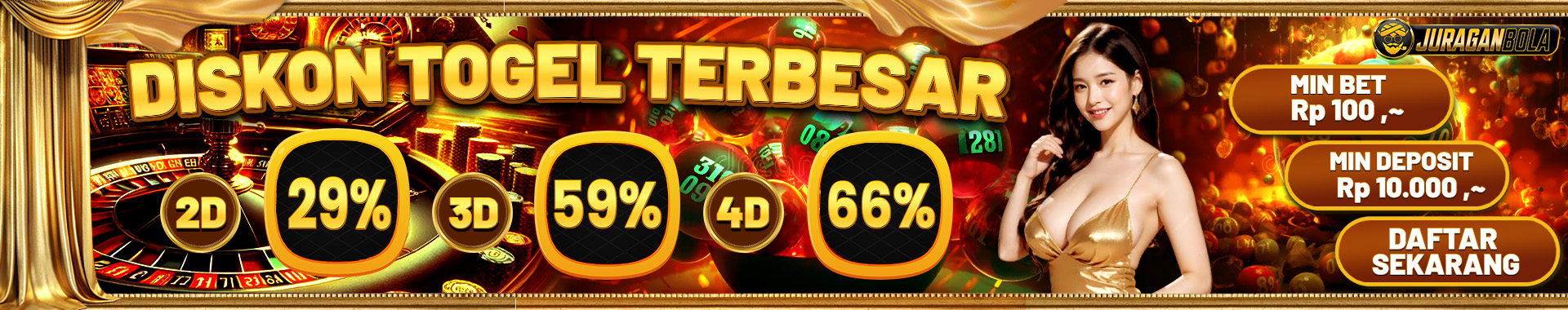 Diskon togel terbesar